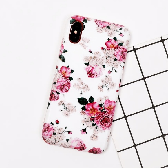 ⚠️Clearance NEW iPhone XR/XS/X Pink Flower Case - Picture 4 of 8